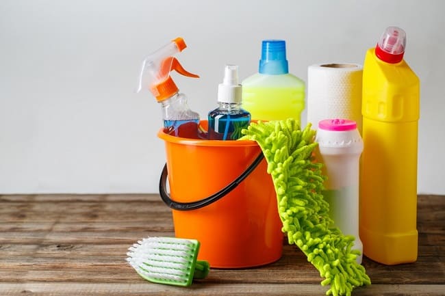 Empresa de limpieza domiciliaria: productos de limpieza